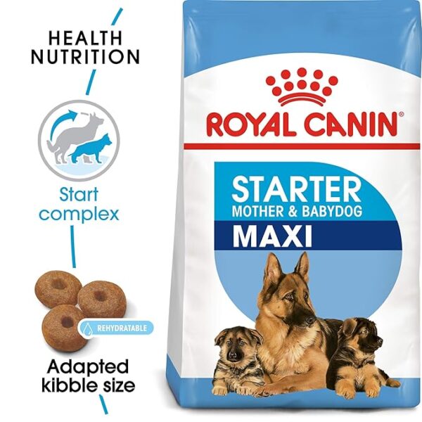 Royal Canin Maxi Starter Pellet Dog Food, Meat Flavor, 4 Kg,Pack of 1 - Image 3
