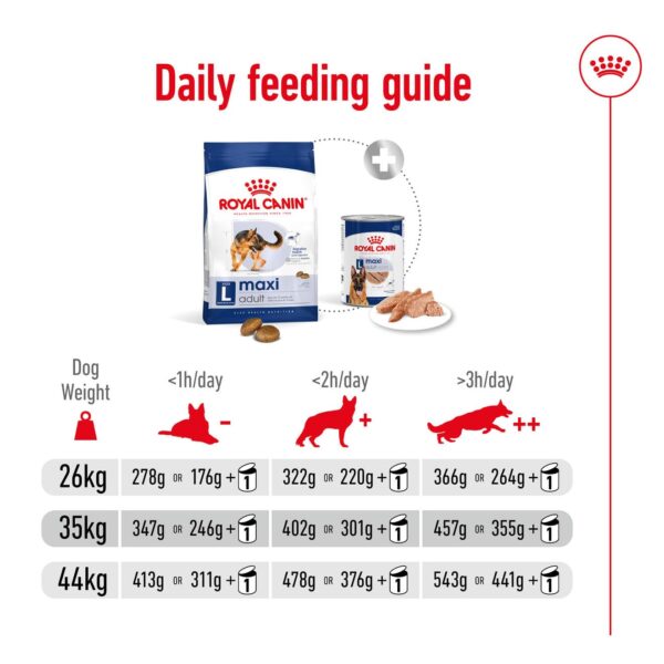 Royal Canin Pellet Dog Food Maxi Adult, Chicken Flavor, 10 Kg (3182550774581),Pack of 1 - Image 4