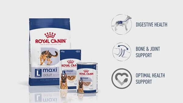 Royal Canin Pellet Dog Food Maxi Adult, Chicken Flavor, 10 Kg (3182550774581),Pack of 1 - Image 4