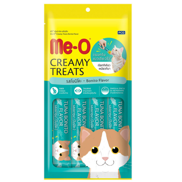 Meo Creamy Treats Tuna Bonito for Cats & Kittens