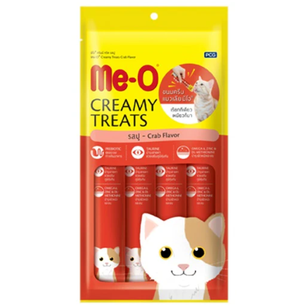 Meo Creamy Treats Crab Flavor for Cats & Kittens