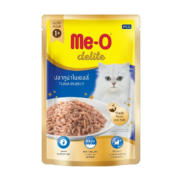 Meo Delight Adult Tuna In Jelly D2 Cat wet Food Pouch