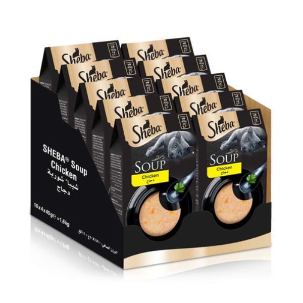 Sheba Soup with Chicken Treat for Cats & Kittens - Image 3